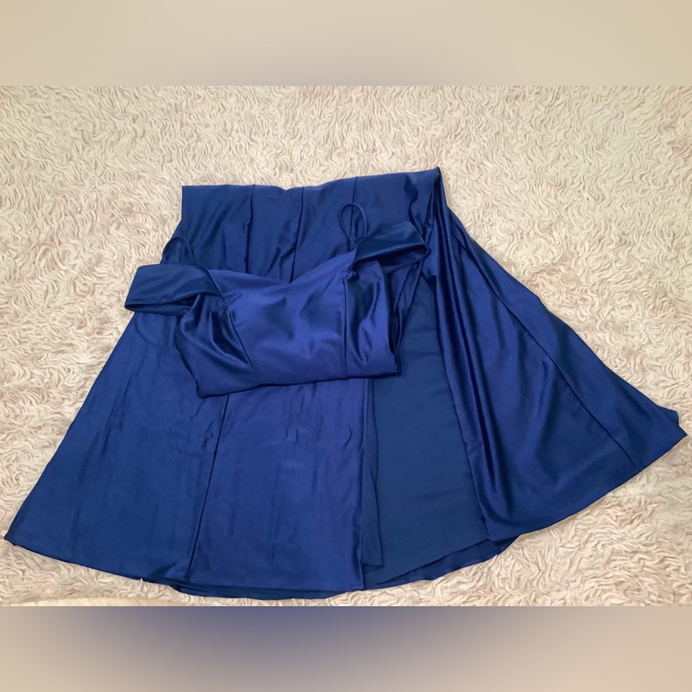 Royal blue formal dress